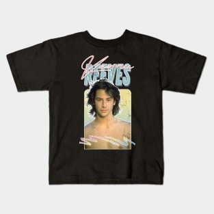 Keanu Reeves // Retro 90s Aesthetic Fan Artwork Kids T-Shirt